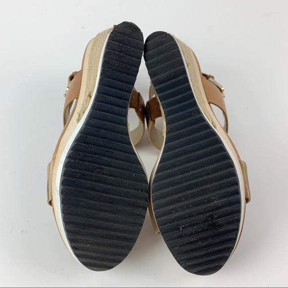 Sam Edelman ‘Korinne’ Nude Platform Wedge Sandal - Picture 8 of 8